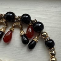 Image 13 of Christian Dior Glass Beaded & Rhinestone Bib Necklace