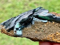 Image 5 of Vivianite & Ludlamite on Matrix Specimen |Brazil #2860