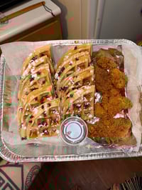 Chocolate Chip Chicken & Waffles 