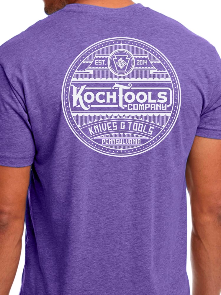 Image of Koch Tools Purple/White Tee 