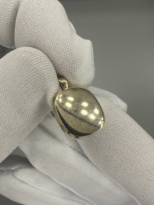 Image of 9K Vintage Diamond Playboy Onyx Charm Pendant (Custom) 