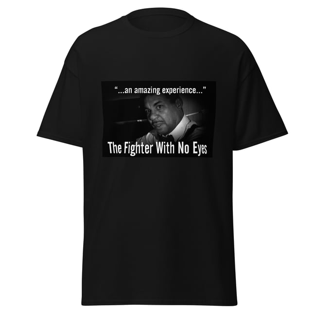 Fighter With No Eyes-Amazing Black Tee