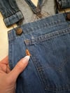 1970s Levi's orange tab bellbottom overalls