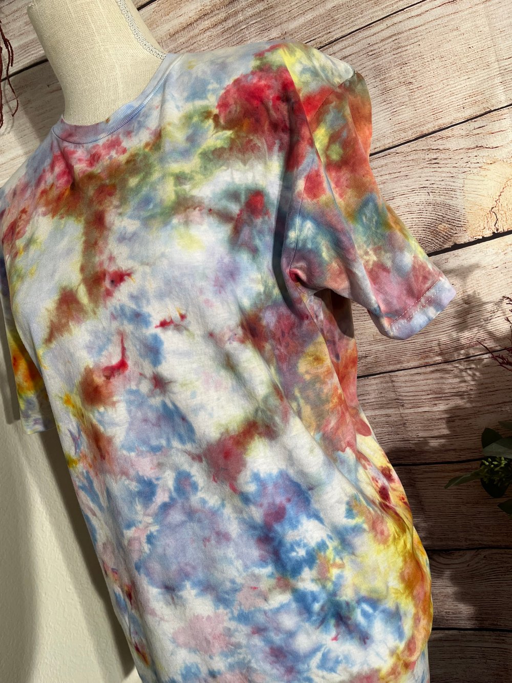 Image of Color Blast Ice Tie Dye Tee Size Medium