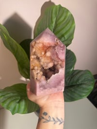Image 1 of XL PURPLE/PINK AMETHYST TOWER -BRAZIL- #37