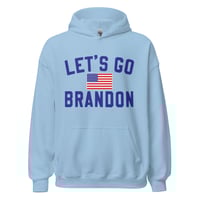 Image 4 of Let's Go Brandon Light Colors 18500 - Unisex Hoodie from PatriotsCo.com