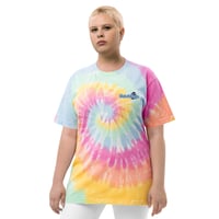 Image 1 of Oversized tie-dye t-shirt