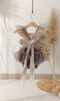Image 3 of Sitter baby girl body-dress for photoshoot | Khloe | age 12 months