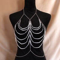 Image 1 of “Camilla” Body chain (silver) 