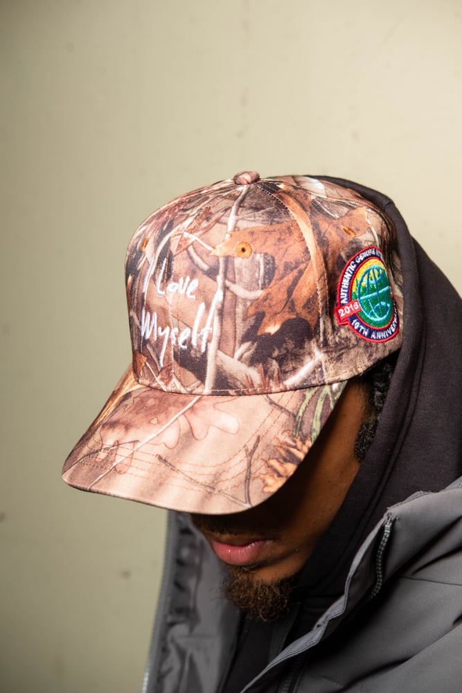 Image of Camo 10 Year ILoveMyself Collector’s Hat