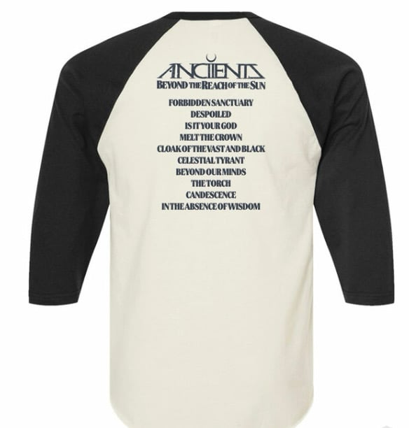 Image of Full colour 3/4 sleeve raglan BTROTS Album