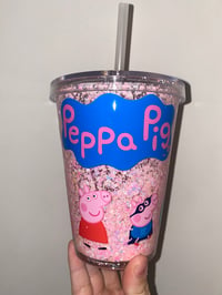 Image 1 of Peppa pig 12oz acrylic tumbler