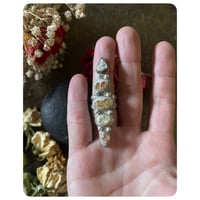 Image 3 of The Ishtar Ring - Five Stack Mexican Cantera Opals and Sterling Silver 