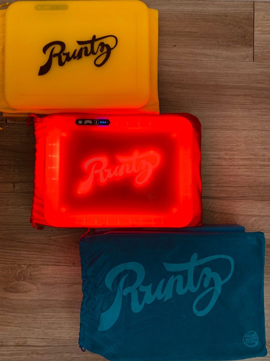 RUNTZ/BACKWOOD LED Rolling Tray's GetRichEnoughCo.