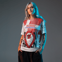 Image 1 of 2025 Geoguessr® World Championship Jersey - Classic Pin w/ Red '25