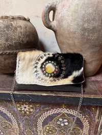 Image 1 of Nala Clutch Bag Black and White