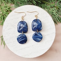 Navy Blue Dangles 