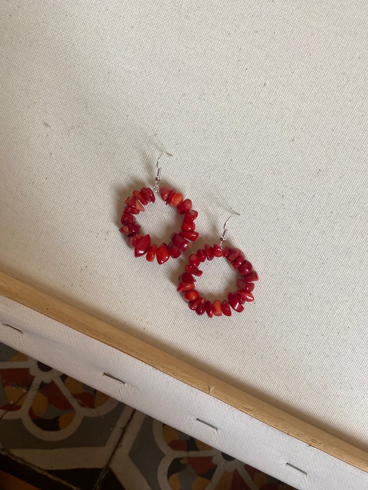 Image of Coral earrings 