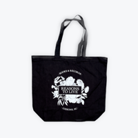 Image 1 of Flower Logo Super Tote