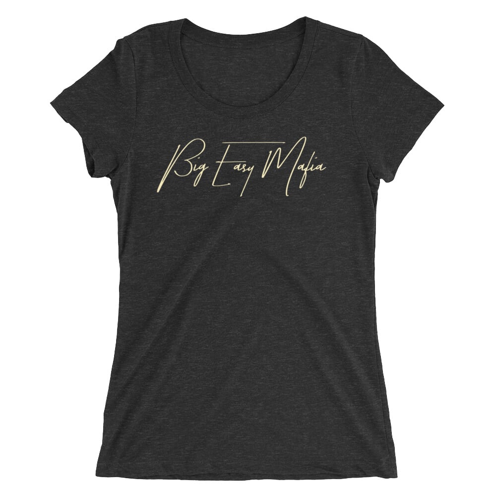 Image of Big Easy Mafia (Script Font) Ladies' t-shirt