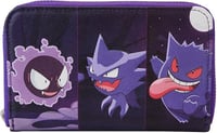 Image 1 of Loungefly Pokémon Gengar Evolution Zip Wallet