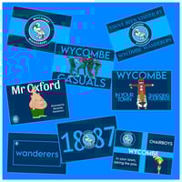 Wycombe Wanderers Sticker Bundle
