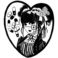 Gothic Lolita 8x8” Print