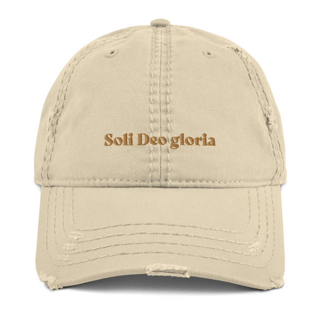 Soli Deo gloria Khaki Baseball Dad Hat / Women