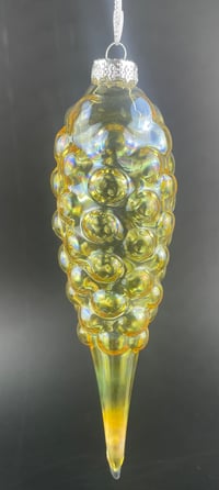 Image 1 of Silver fumed bubble ornament 
