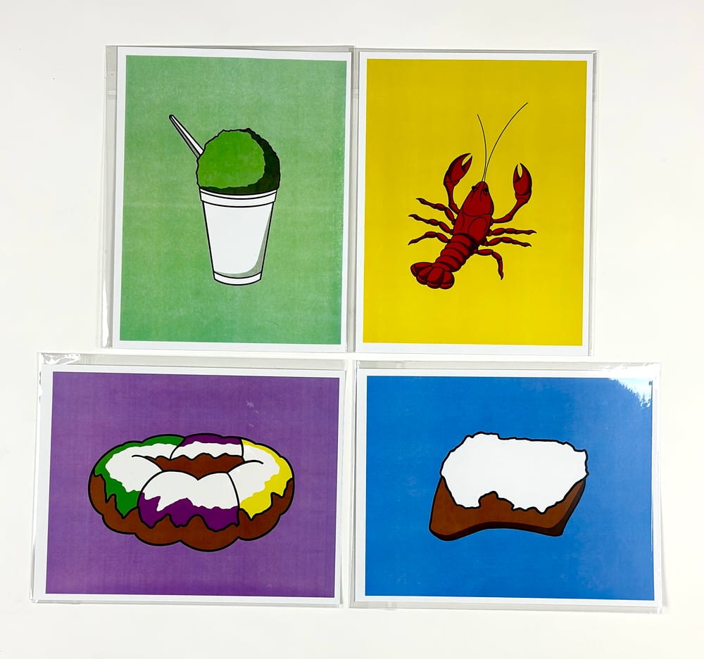 Image of Nola Food Series Print Set.