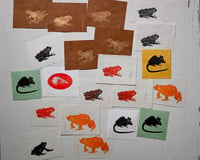 Image 5 of Misprints- Imperfect/ Reject Lino Prints 