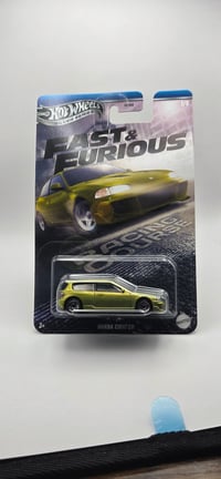 Image 1 of 2025 HOT WHEELS SILVER SERIES  FAST & FURIOUS 92-95 HONDA CIVIC "EG"