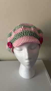 Image 1 of strawberry shortcake hat