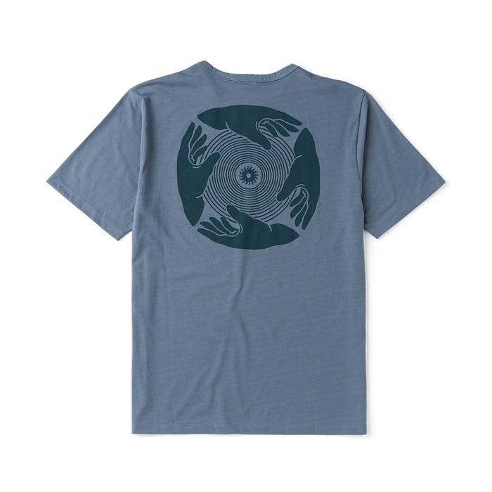 Image of RUN AMOK Mathis Active Short Sleeve Tee blue
