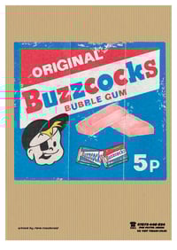 The Buzzcocks - Bubble Gum print