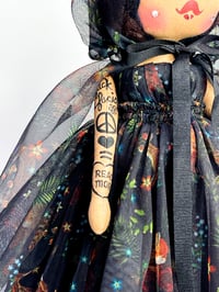 Image 4 of Read More Hate Less Small Art Doll I Know Why the Caged Bird Sings