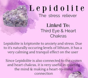 Image of Lepidolite Raw Stone 