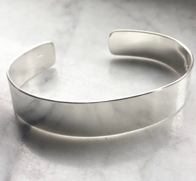 Image of Silver cuff 10 mm