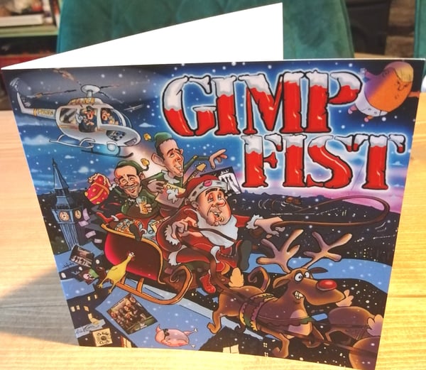 Image of Gimp Fist Christmas Cards