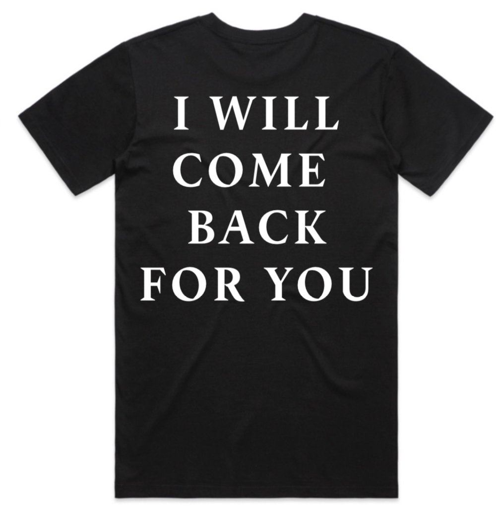 BANE "I Will Come Back For You" pocket print shirt