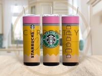 No. 2. Pencil Starbucks Tumbler 