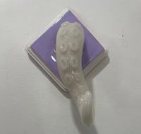 Image 1 of Glow in the dark tentacle on lilac and white Jewelry Holder