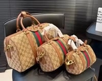 Brown Gugu bowing bags 