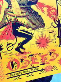 Image 7 of OSEES + Psychic Graveyard (gigposter Paris 2025)
