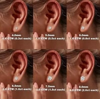 Image 4 of Diamond Stud Earrings