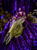 Purple Quarts & Carborundum - Deer Skull