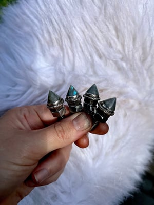 Image of Labradorite Spike Bolts