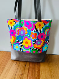 Image 3 of Fabric Tote - Bright Summer