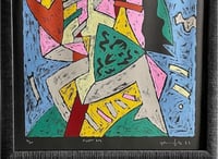 Image 7 of “Doppler Key” and “Doppler Channel”, S/N Serigraph Diptych