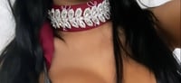 Image 2 of CRYSTAL LEAF BANDANA CHOKER